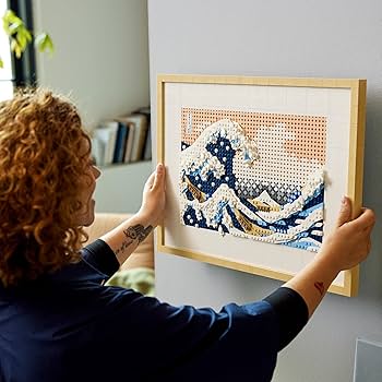 LEGO Art Hokusai – Wielka Fala, Japoński panel ścienny 3D
